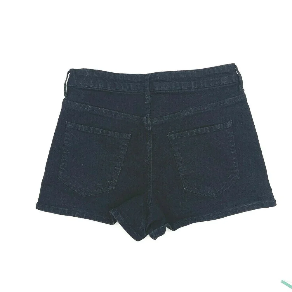 Forever 21 Womens‎ Juniors Black Jean Shorts Size 2